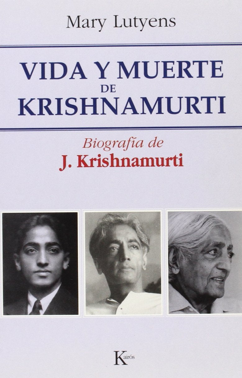 Libro: Vida y muerte de krishnamurti (SABIDURIA PERENNE)