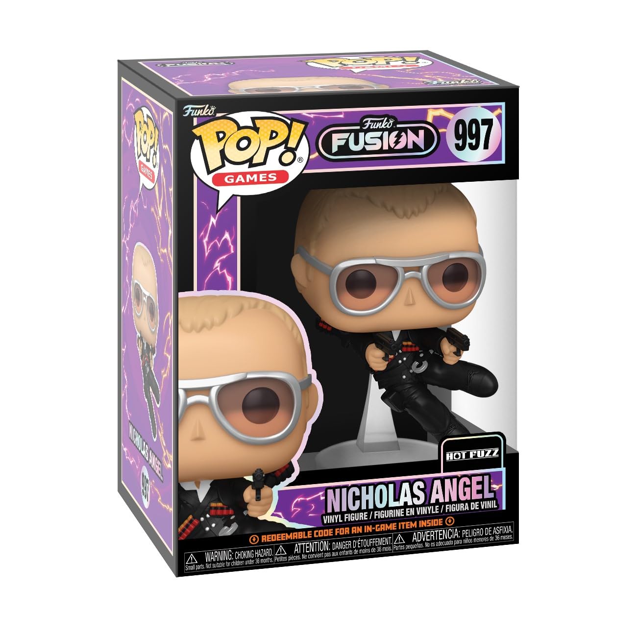 Funko Pop! Videojuegos: Fusion - Nicholas Angel - Hot Fuzz
