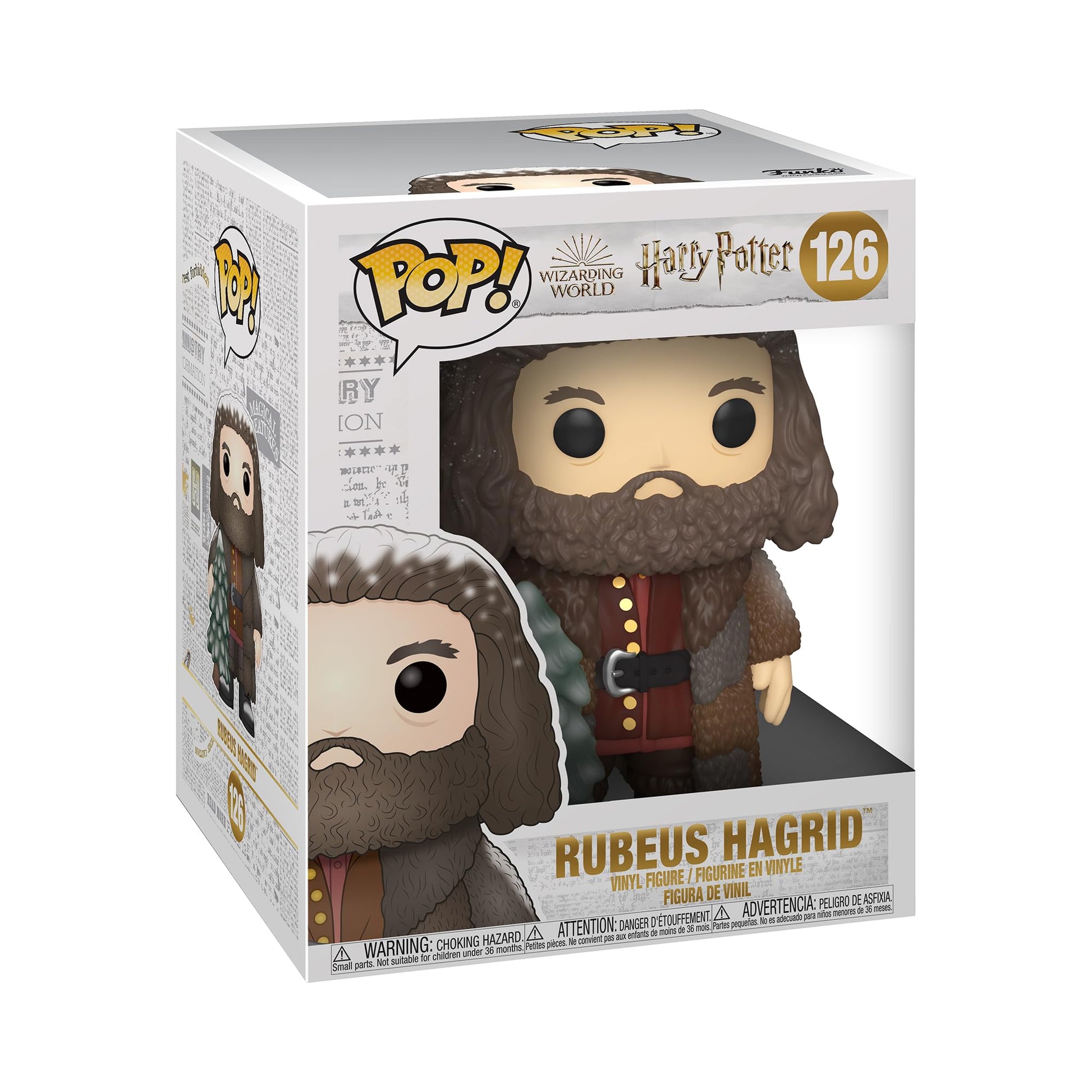 Funko Pop! Películas: Harry Potter Navidad - 6 Pulgadas Hagrid Figura de Vinilo