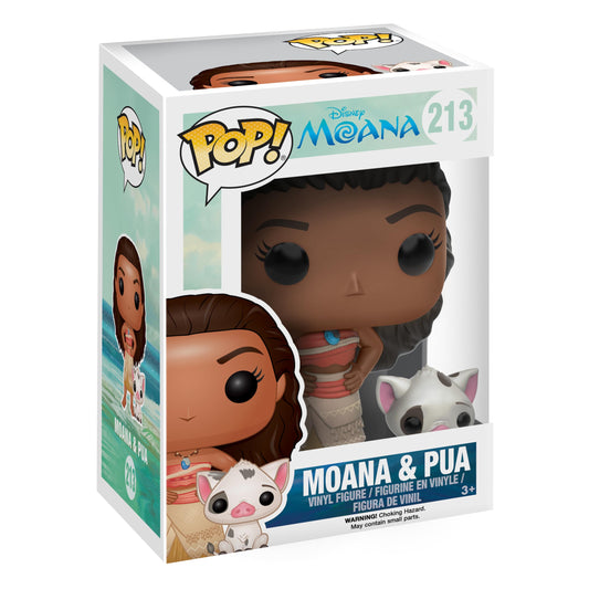 Funko POP Disney: Moana - Moana & Pua Figura de Acción, Brown