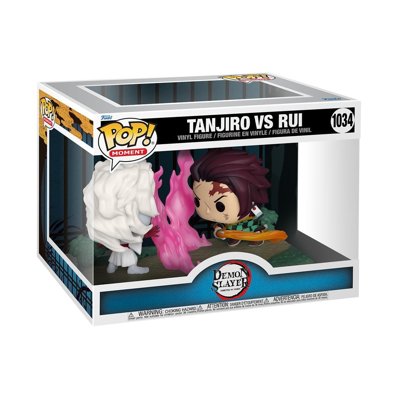 Funko Pop! Moment: Demon Slayer: Kimetsu no Yaiba - Tanjiro Kamado vs. Rui