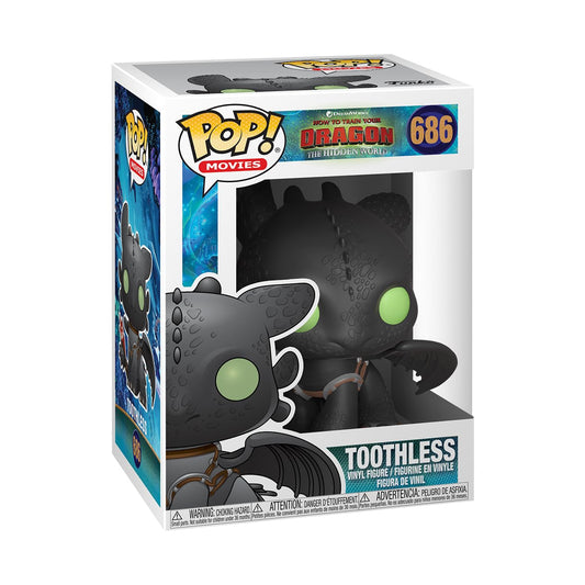 Funko Pop Movies: How to Train Your Dragon 3 - Toothless - How to Train Your Dragon