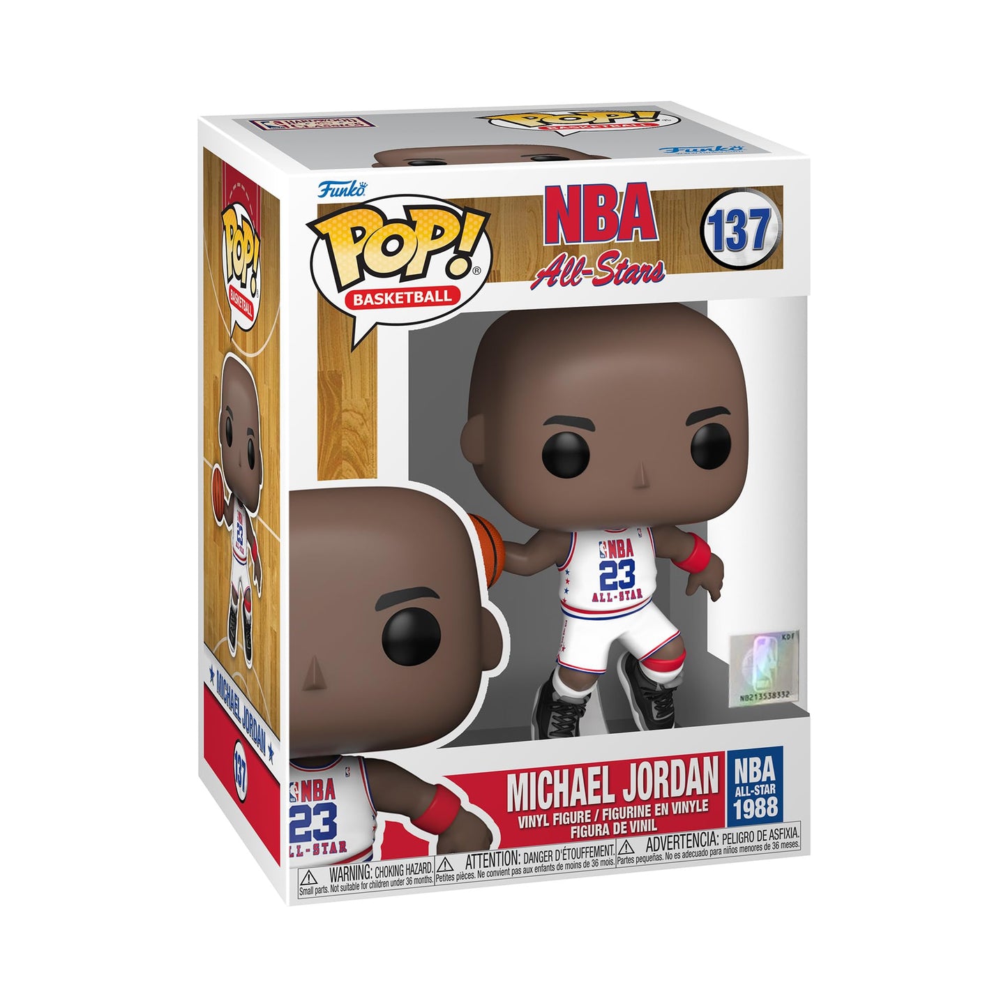 Funko Pop! Leyendas NBA: Michael Jordan - All Stars Blanco 1988