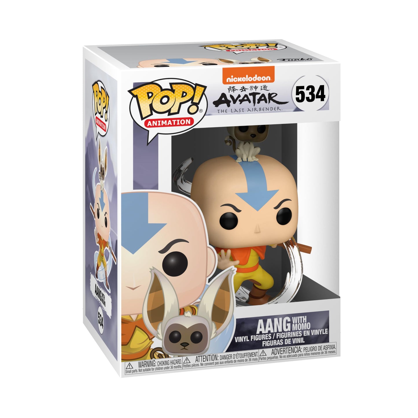 Funko Pop! & Buddy: Avatar: El Último Maestro del Aire - Aang with Momo