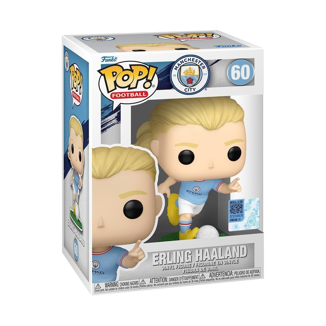 Funko Pop! Fútbol Americano: Manchester City FC - Erling Haaland