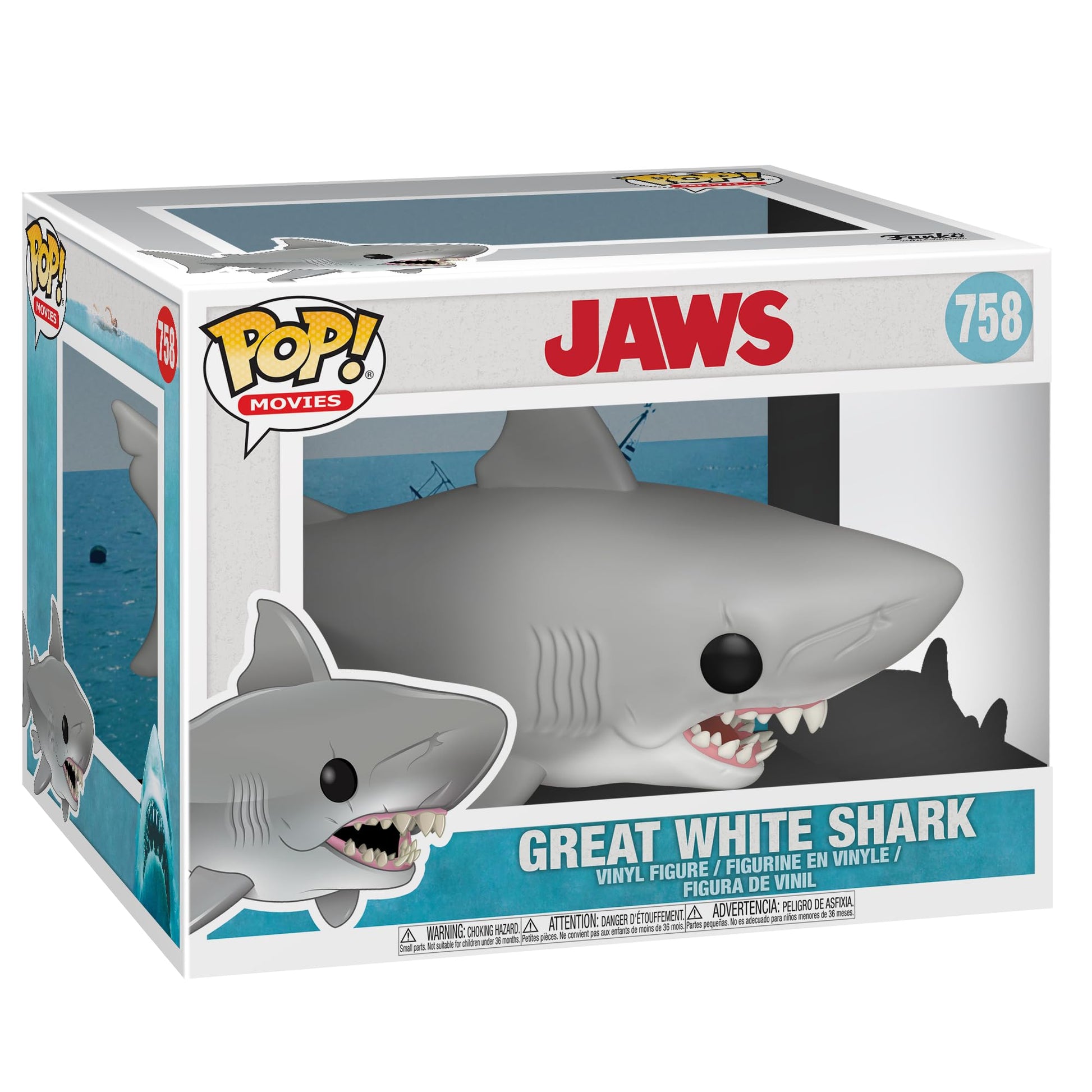 Funko Pop! Películas: Jaws - 6" Great White Shark