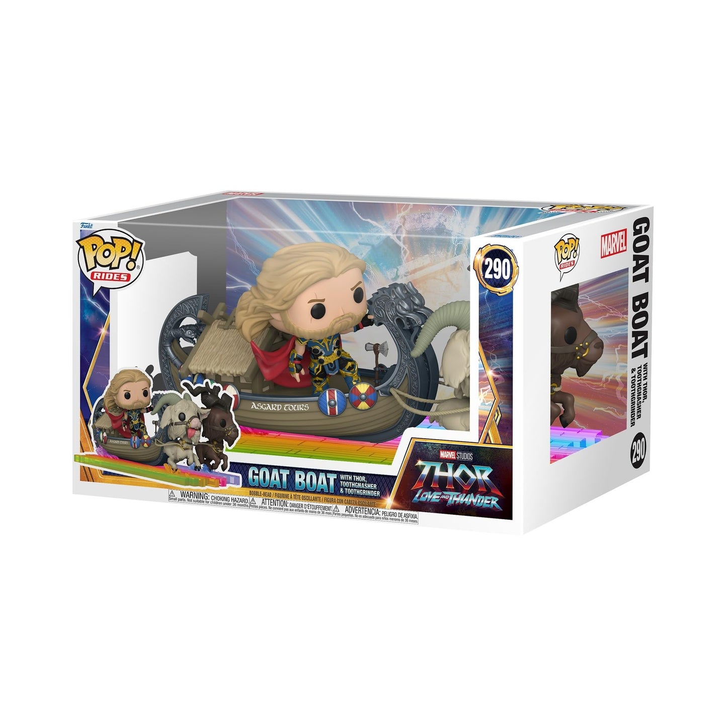 Funko Pop! Ride Super Deluxe: Thor Love and Thunder - Goat Boat
