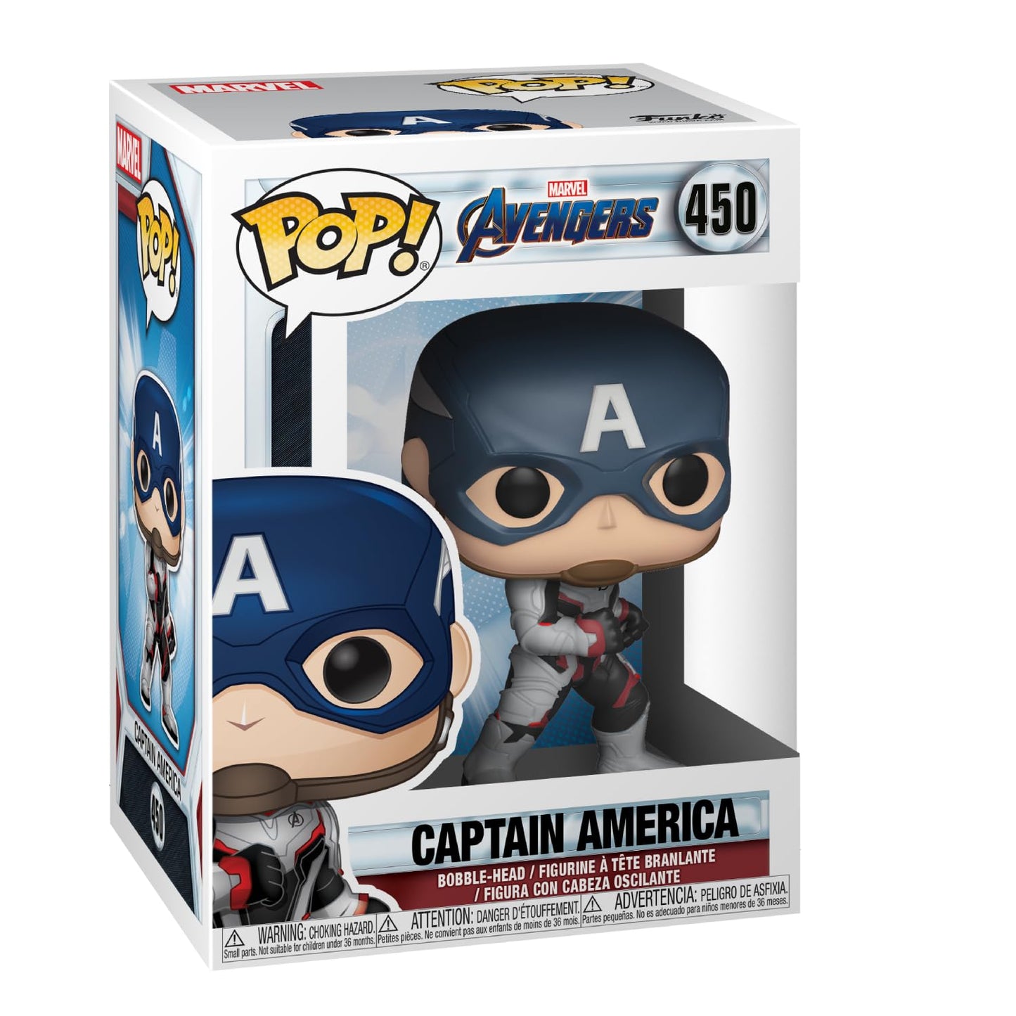 Funko Pop!: Marvel Avengers Endgame: Captain America - Collectible Figura de Vinilo