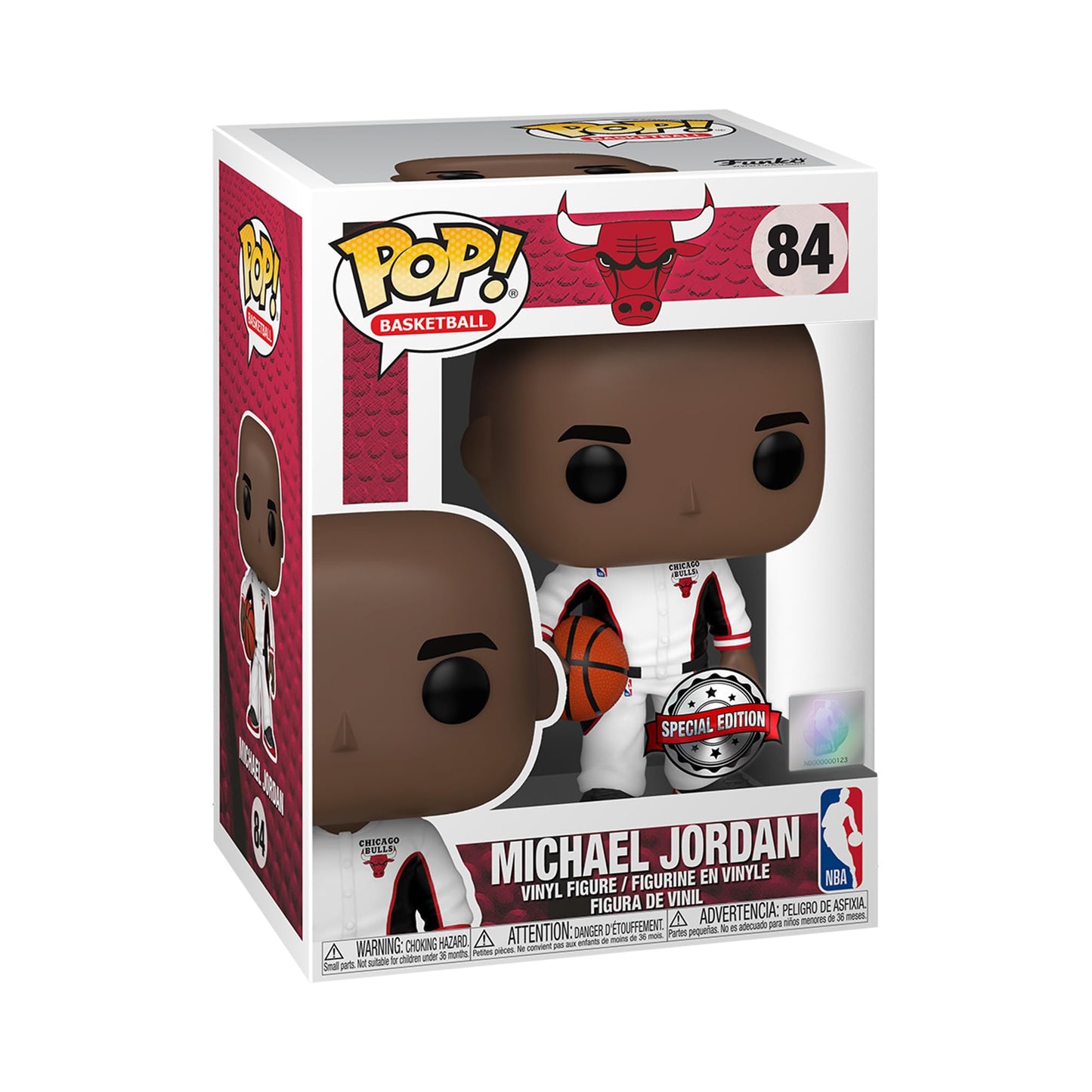 Funko Pop! NBA: Chicago Bulls - Michael Jordan - (Bulls White Warmup)