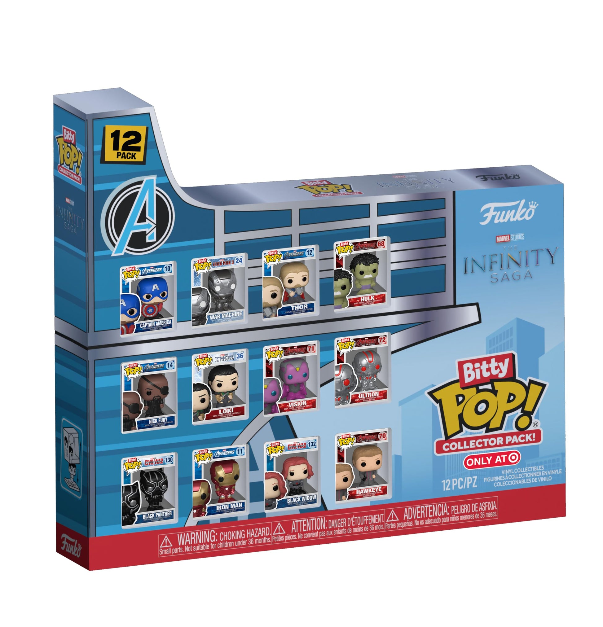 Funko Bitty Pop! Marvel: Infinity Saga - 12 Piece Multipack