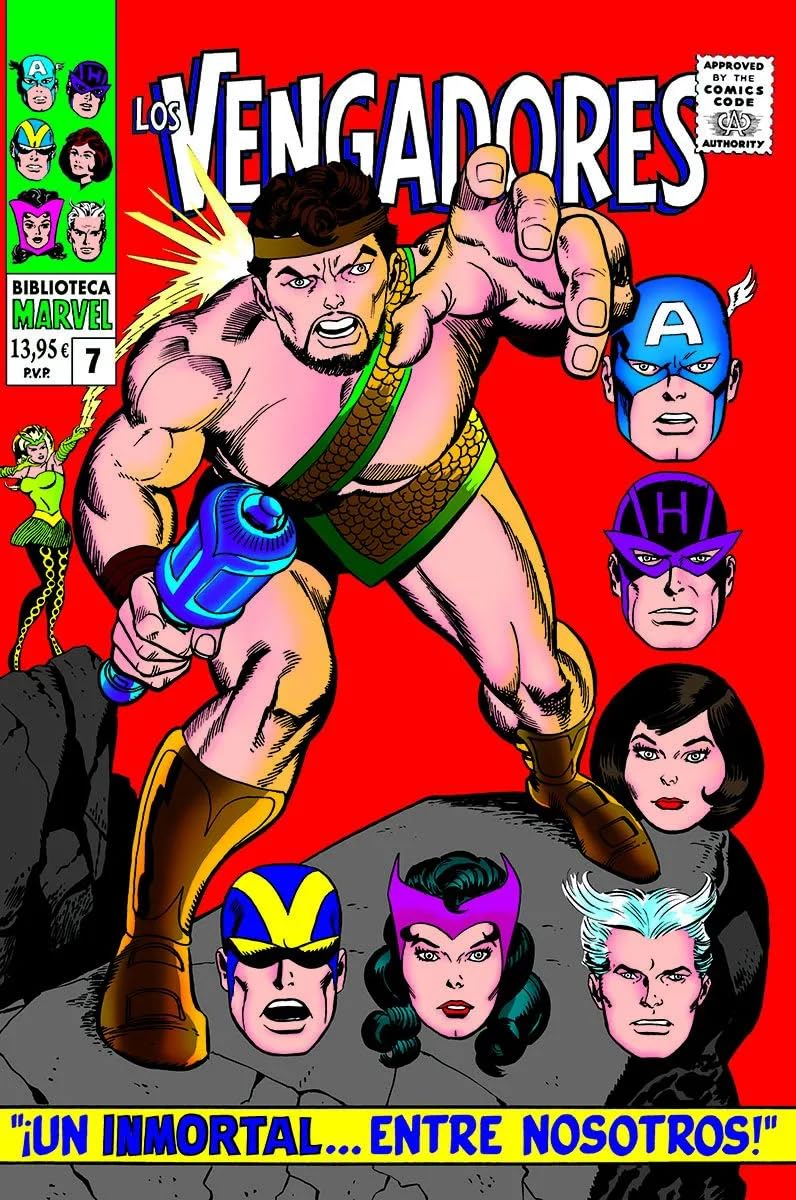 Libro: Biblioteca marvel los vengadores 7. 1967: the avengers 37-42 usa