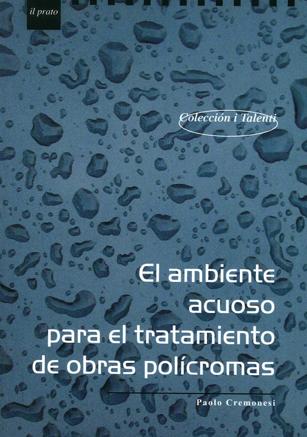 Libro: El Ambiente acuoso para el tratamiento de obras polícromas.