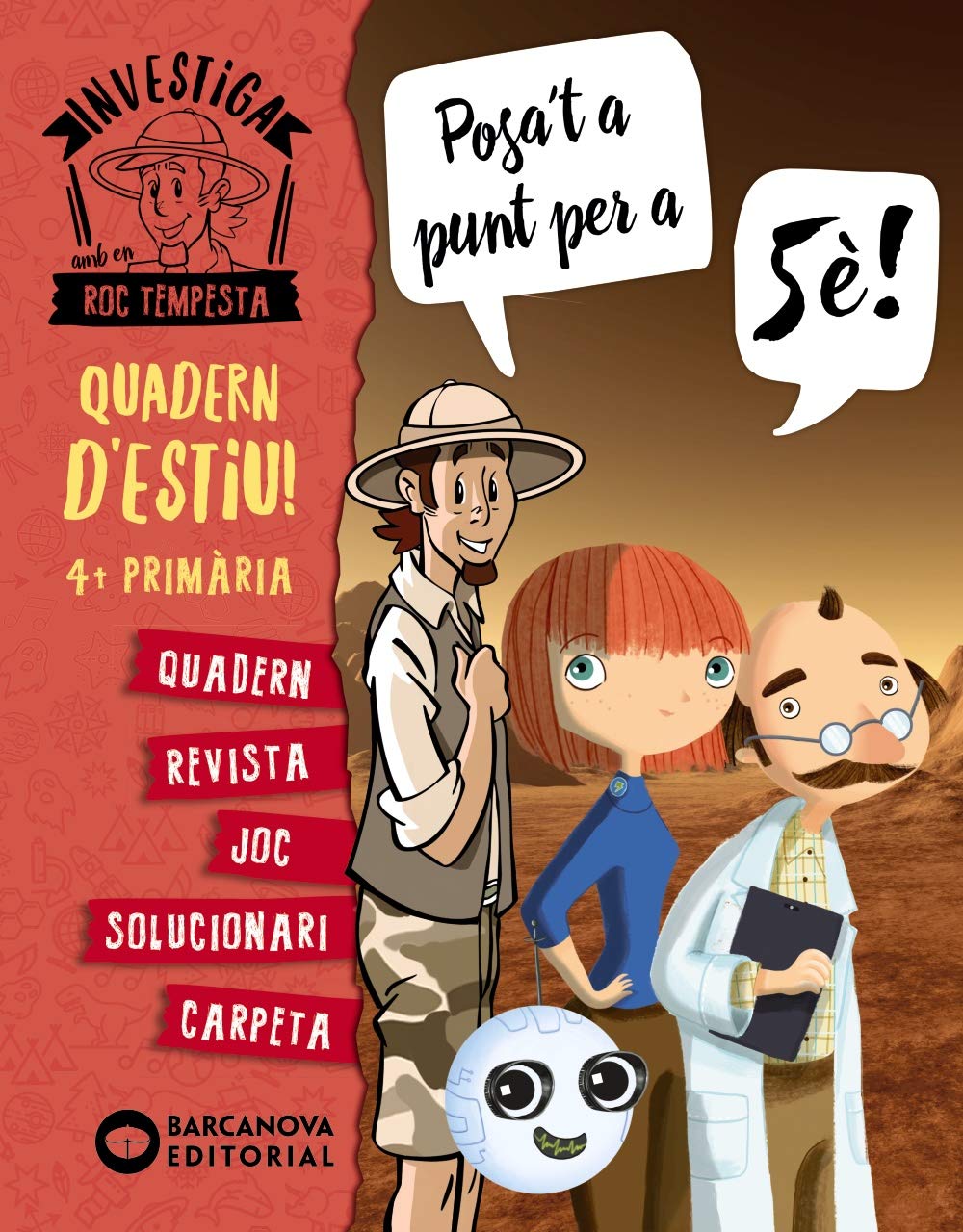 Libro: Investiga amb Roc Tempesta 4t. Posa't a punt per a 5è