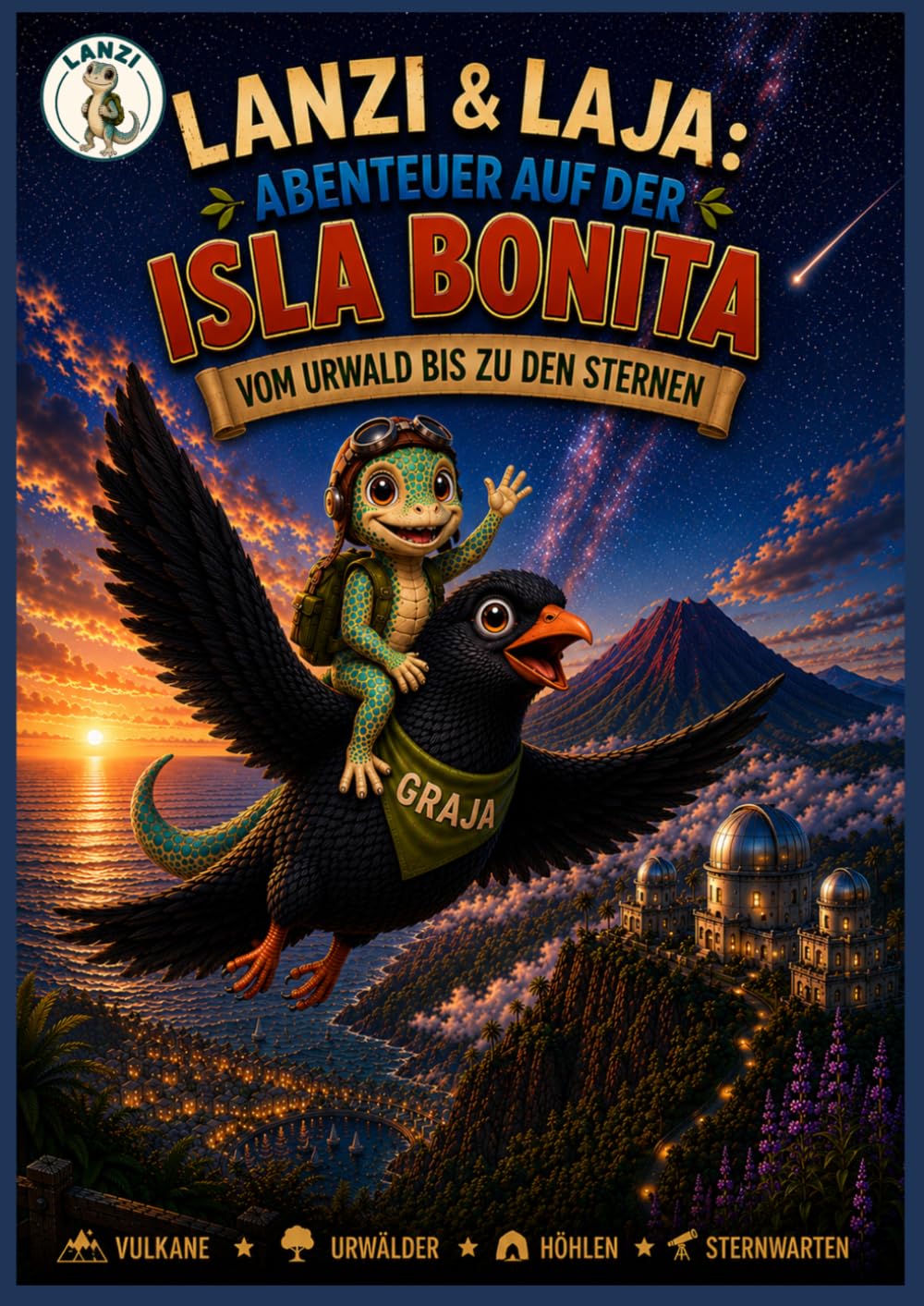 Libro: Lanzi & Laja: Abenteuer auf der Isla Bonita: Vom Urwald bis zu den Sternen (Lanzis Insel-Abenteuer) (German Edition)