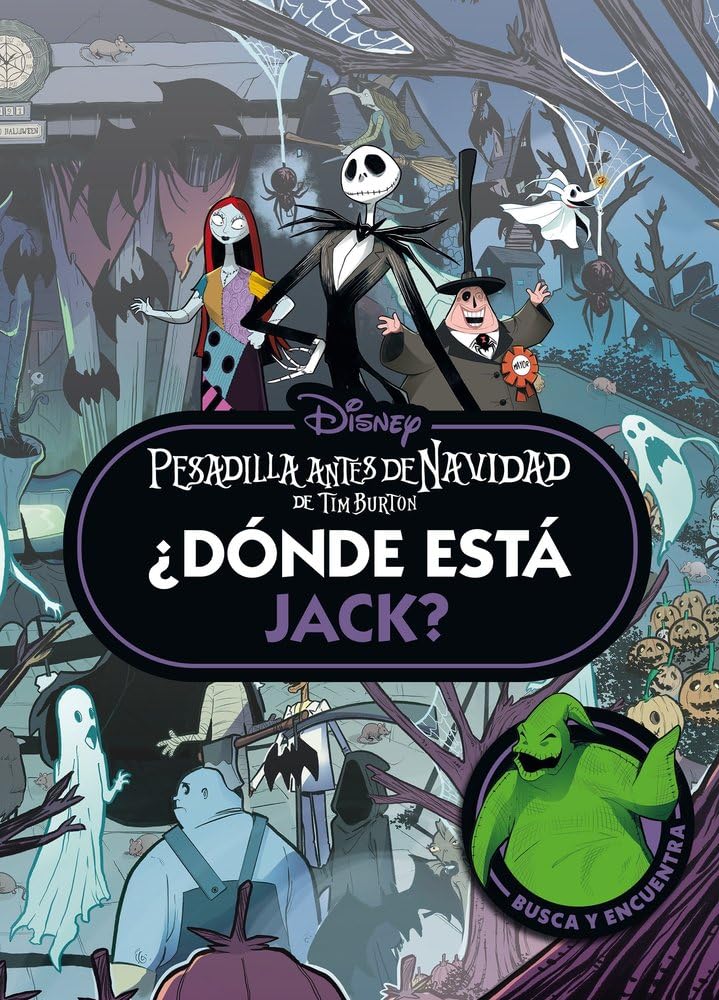 Libro: Pesadilla antes de Navidad. ¿Dónde está Jack? (¿Dónde está?)