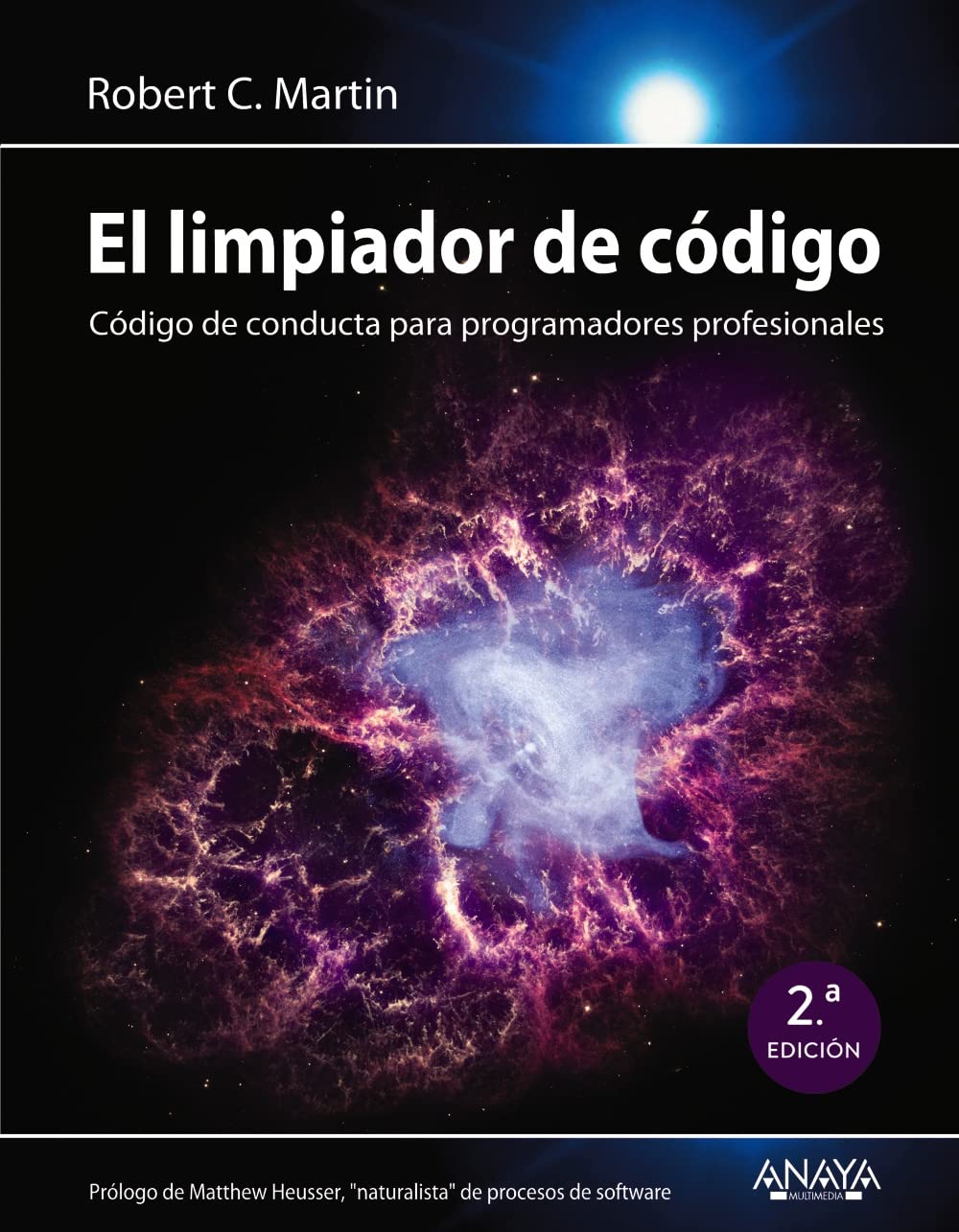 Libro: El limpiador de código: Código de conducta para programadores profesionales