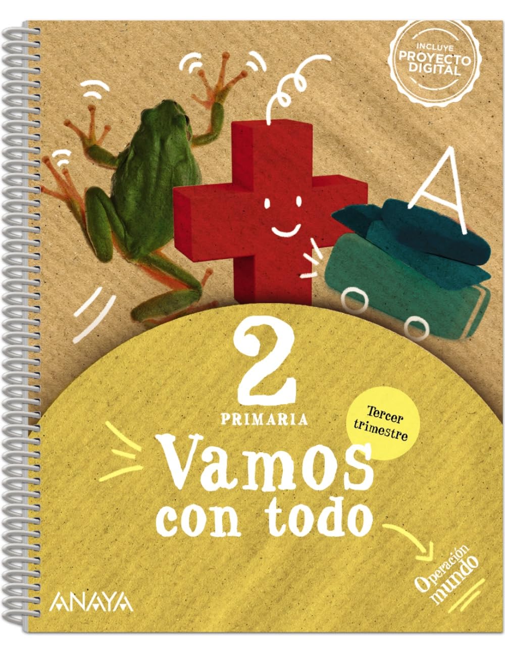 Libro: Vamos con todo 2. Tercer trimestre (Operación Mundo)