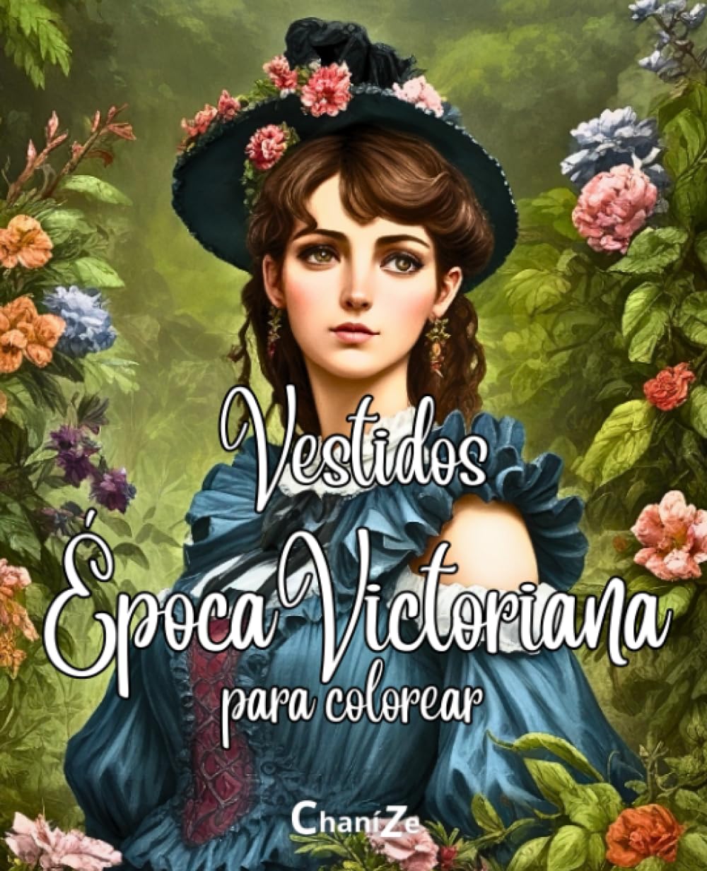 Libro: Vestidos Época Victoriana para colorear (Spanish Edition)