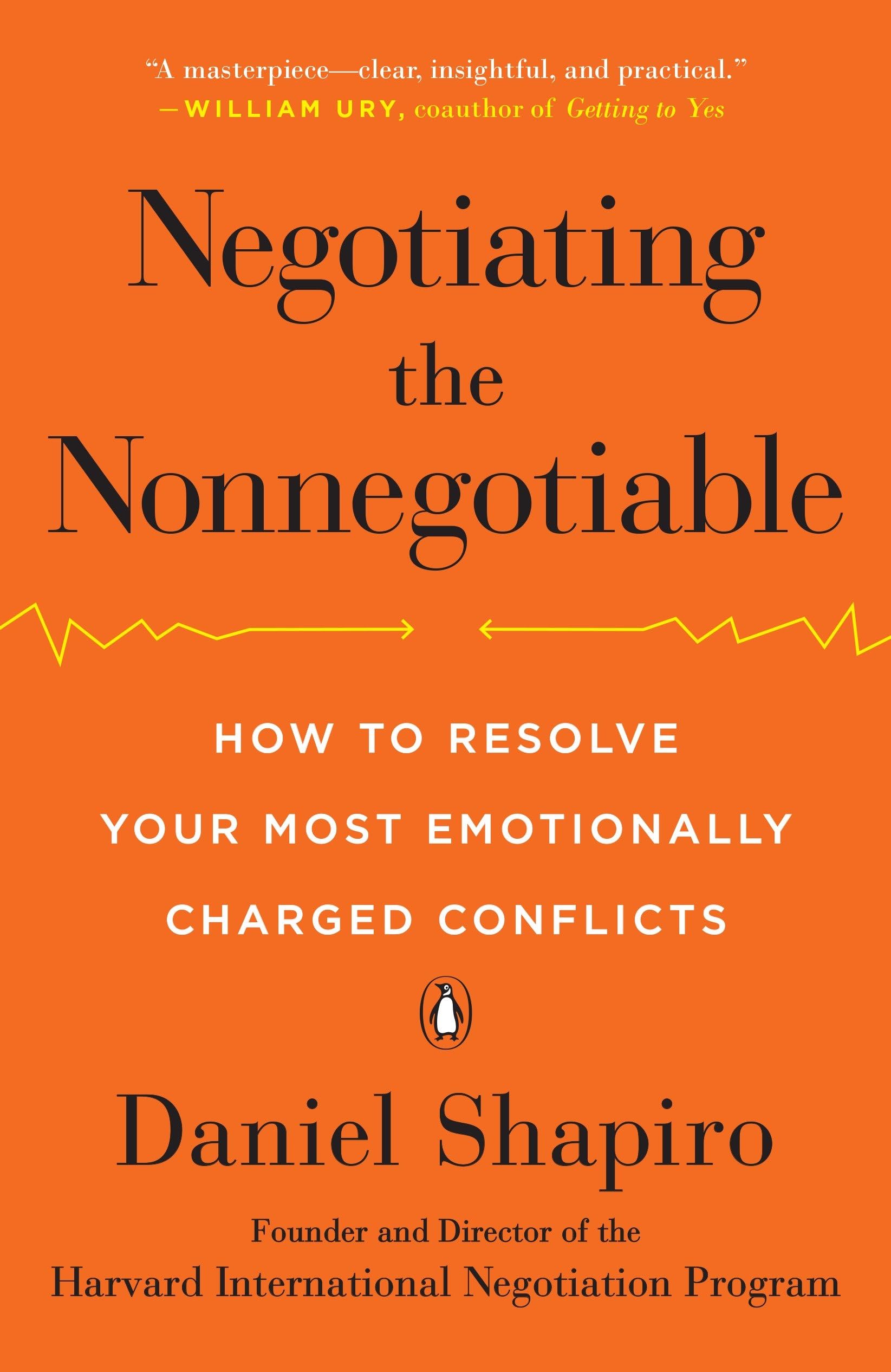 Libro: Negotiating the Nonnegotiable: How to Resolve Your Most Emotionally Charged Conflicts