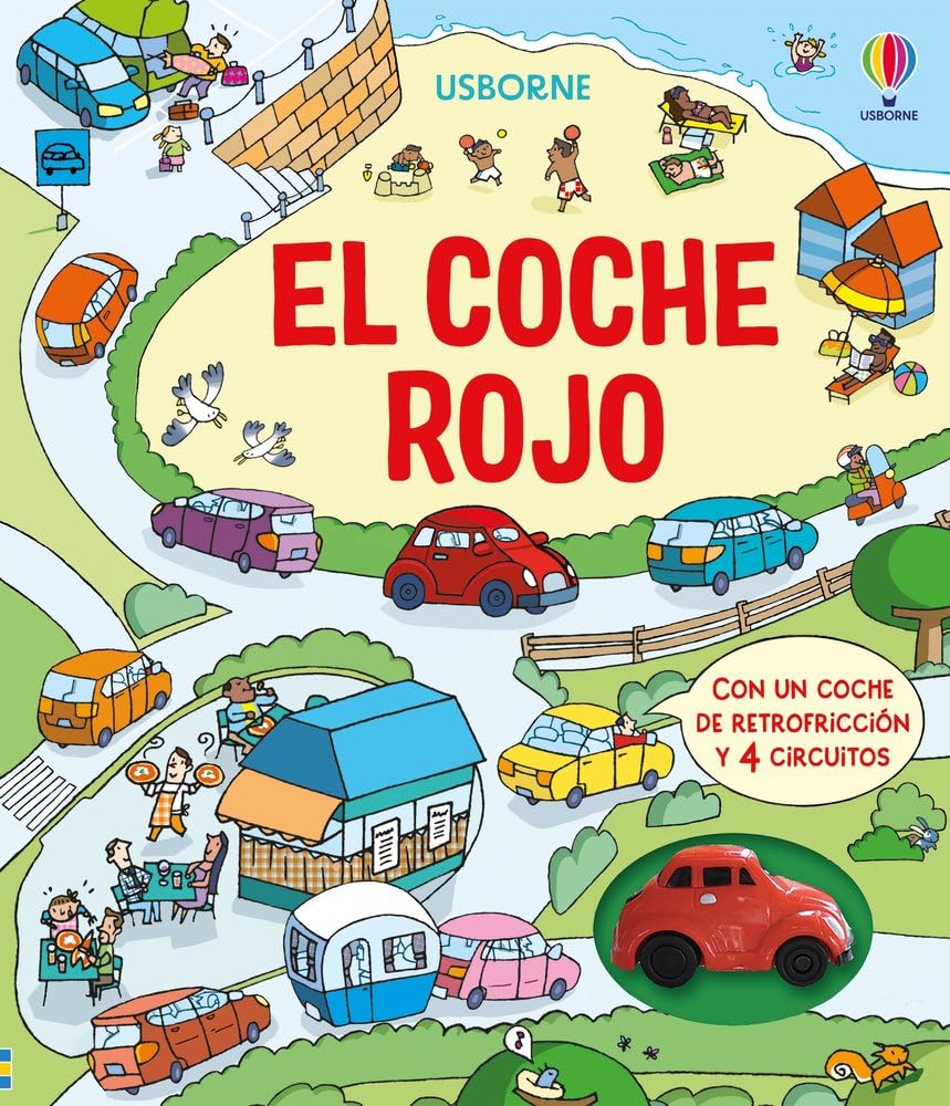 Libro: El coche rojo (Libros con juguete de retrofricción)