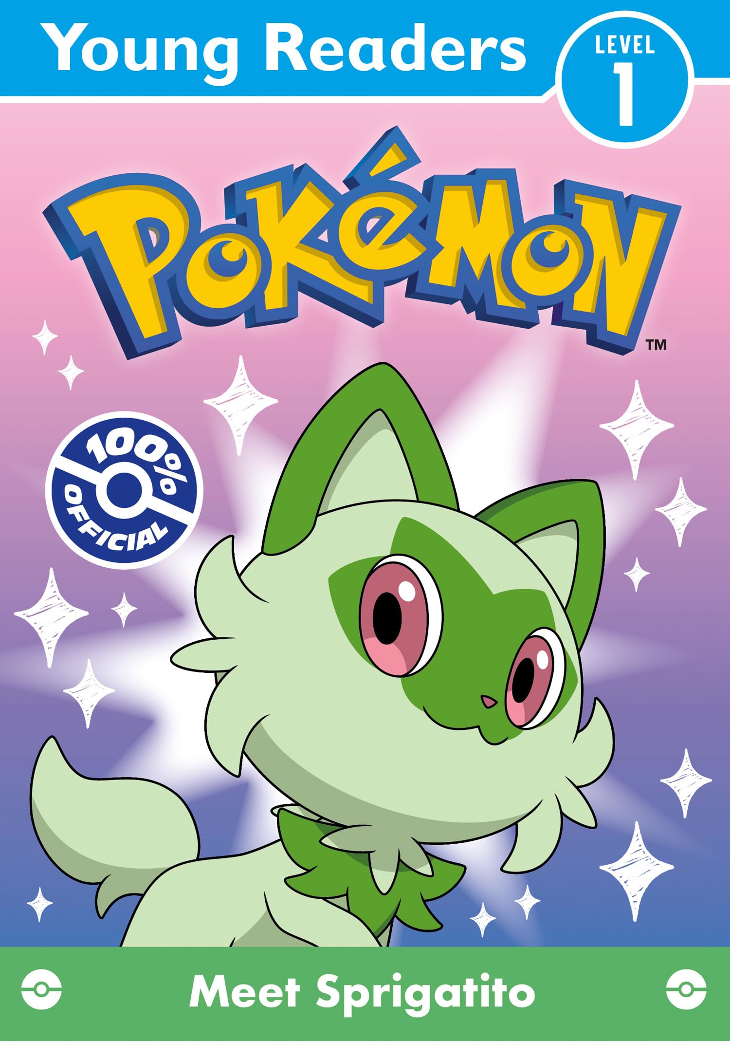Libro: Pokémon Young Readers Level 1: Meet Sprigatito: Dive into reading with this short storybook from Pokémon Horizons: The Series, perfect for young children and reluctant readers