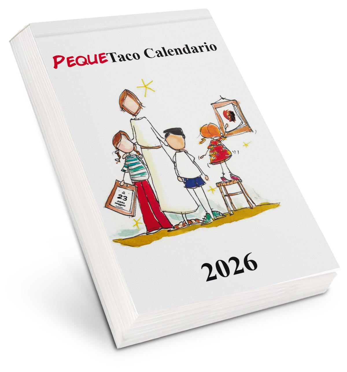 Libro: PEQUETACO CALENDARIO DEL SAGRADO CORAZON DE JESUS 2026 (Taco Calendario del Corazón de Jesús)