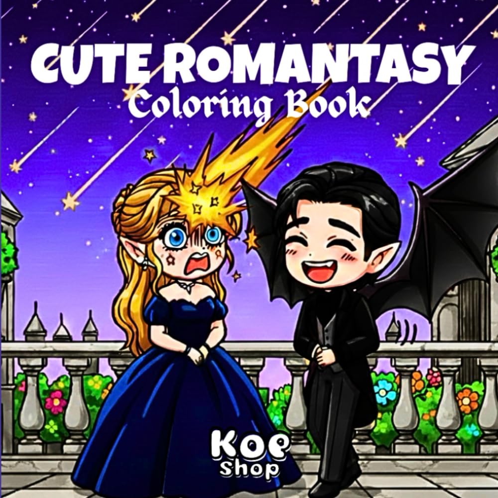 Libro: Cute Romantasy: Coloring Book