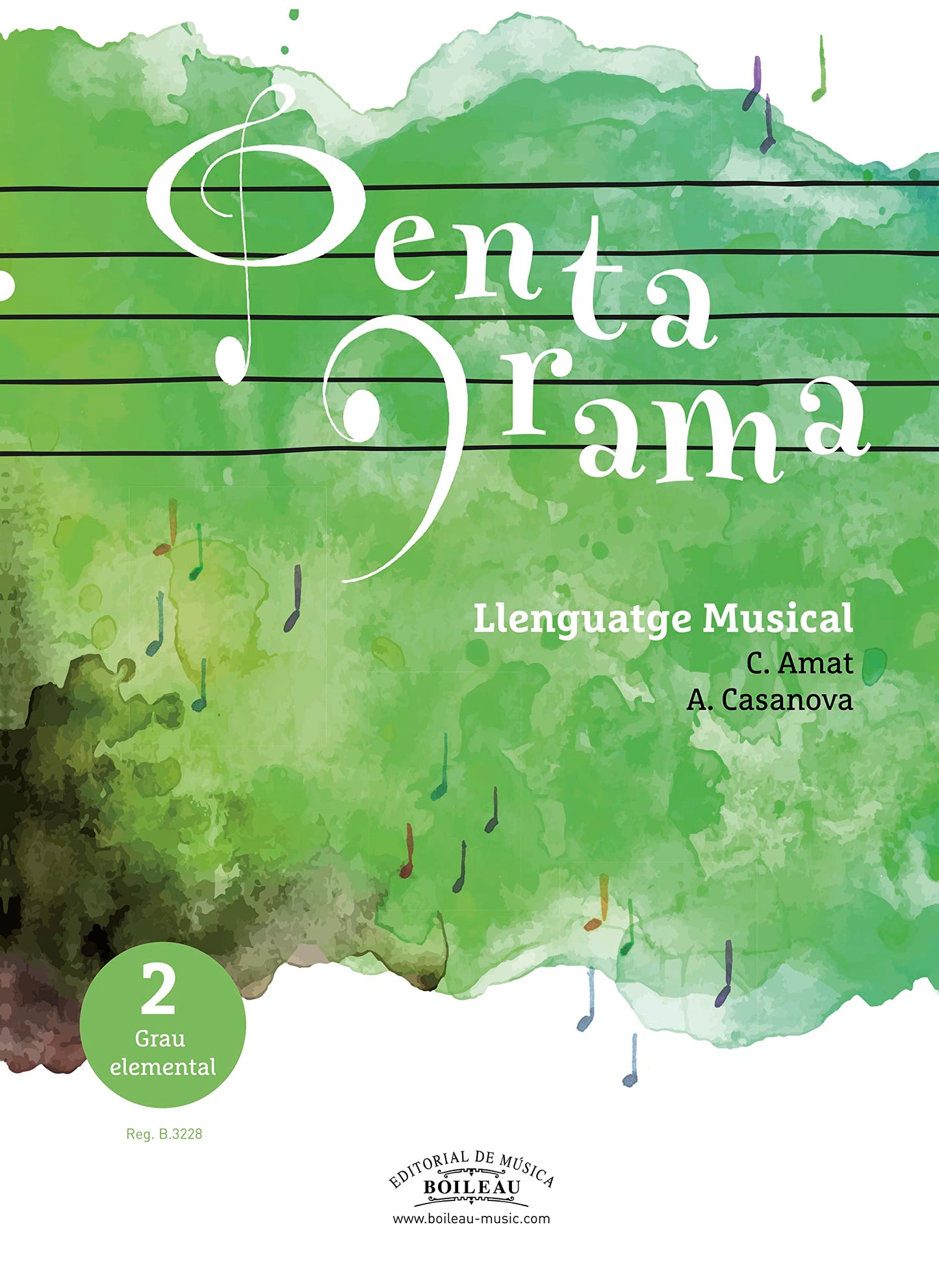 Libro: Pentagrama II Llenguatge Musical Elemental: 2