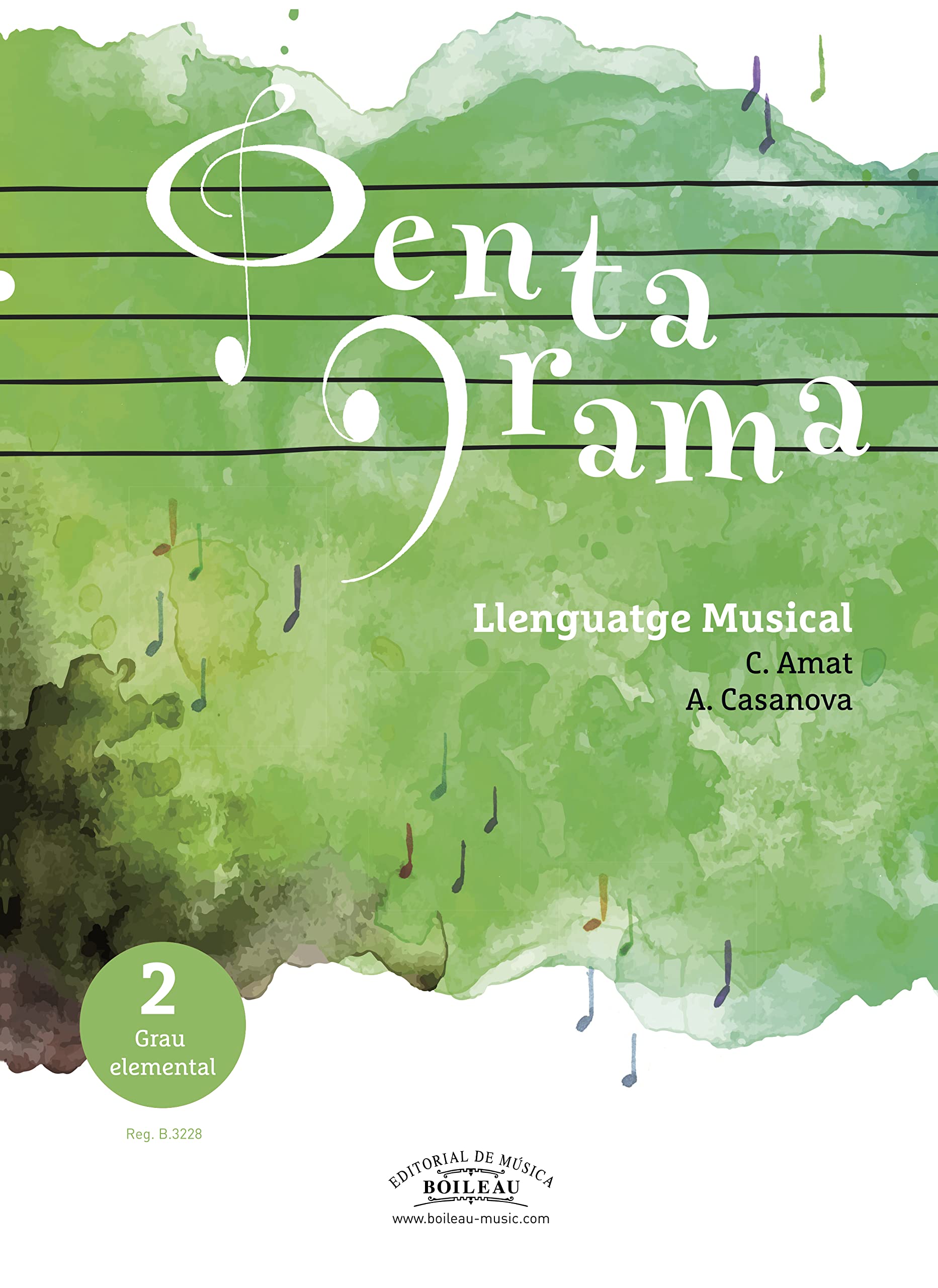 Libro: Pentagrama II Llenguatge Musical Elemental: 2