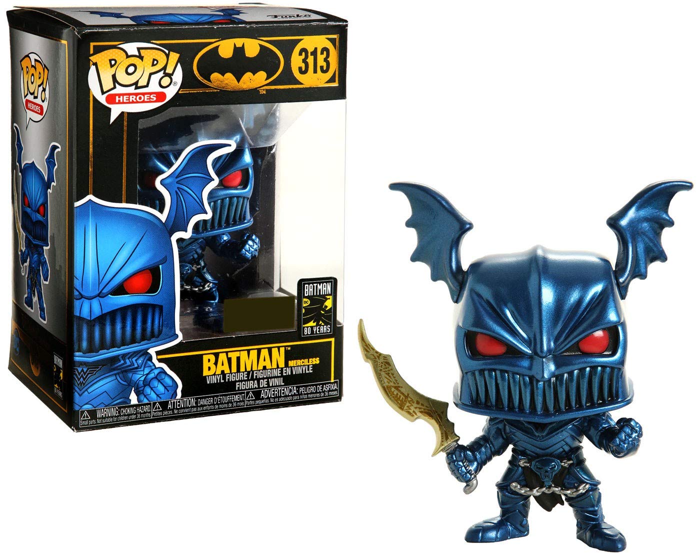 Funko Pop! Heroes: Batman Merciless 80th Anniversary DC Comics Exclusivo Hot Topic Edition