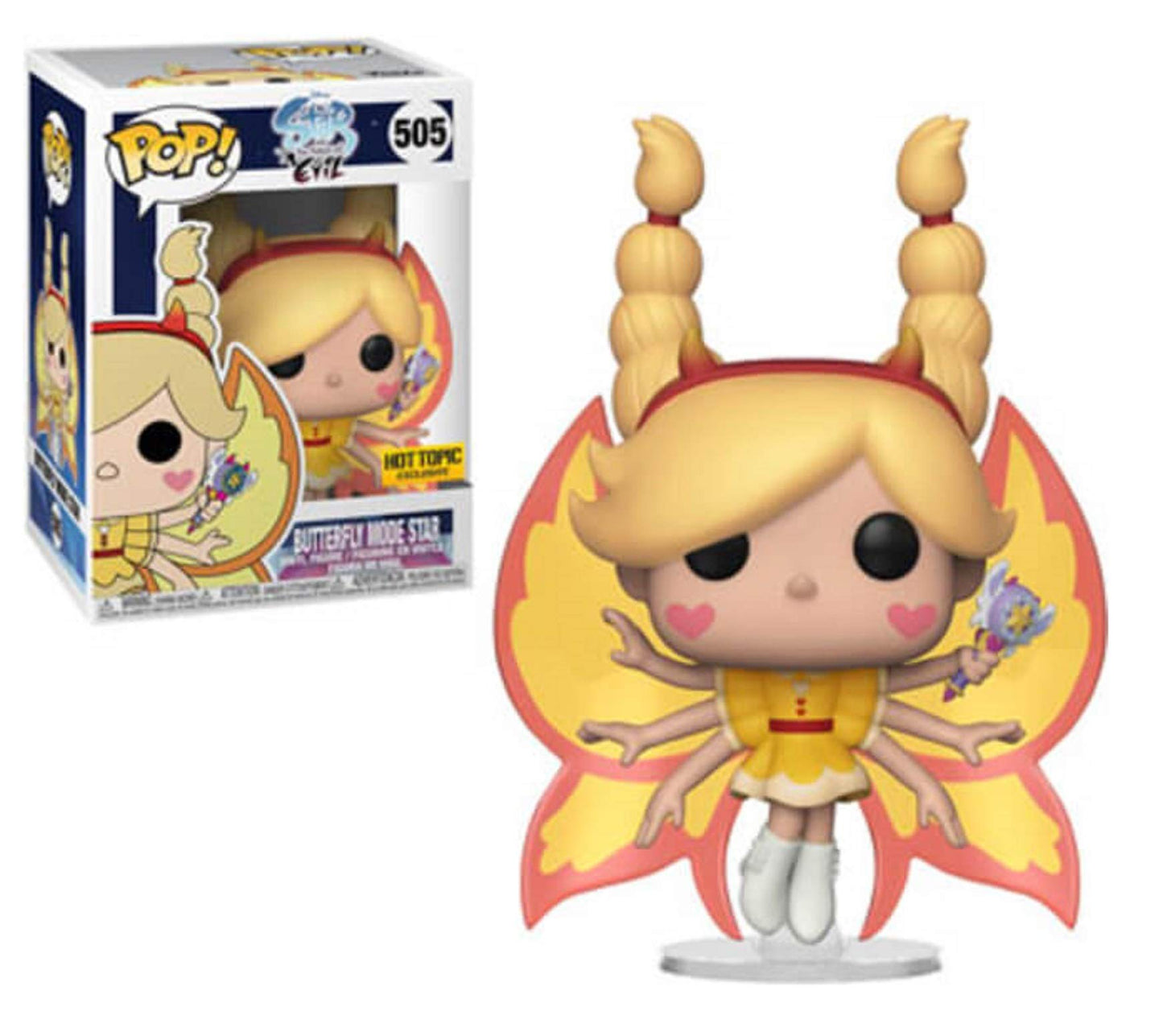 Funko Pop! Disney Star vs The Forces of Evil Butterfly Mode Star Exclusivo Figura de Vinilo