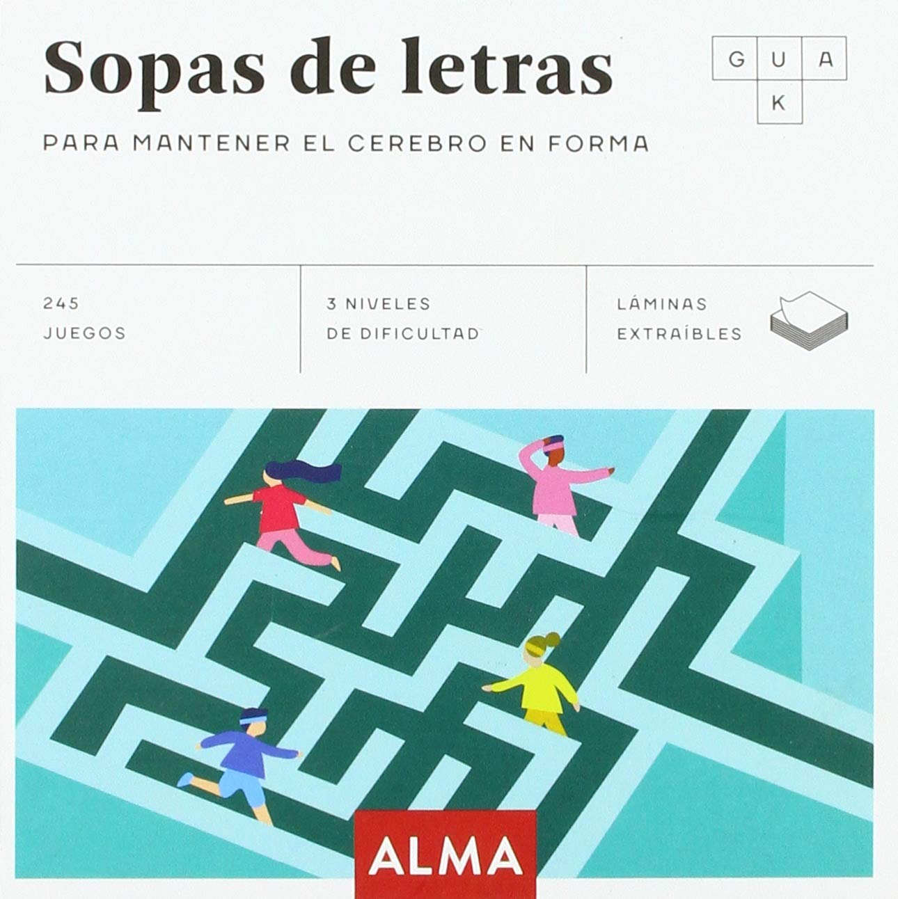 Libro: Sopas de letras para mantener el cerebro en forma