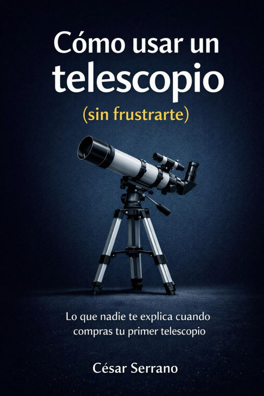 Cómo usar un telescopio (sin frustrarte): Lo que nadie te explica cuando compras tu primer telescopio (Misterios del Cosmos)