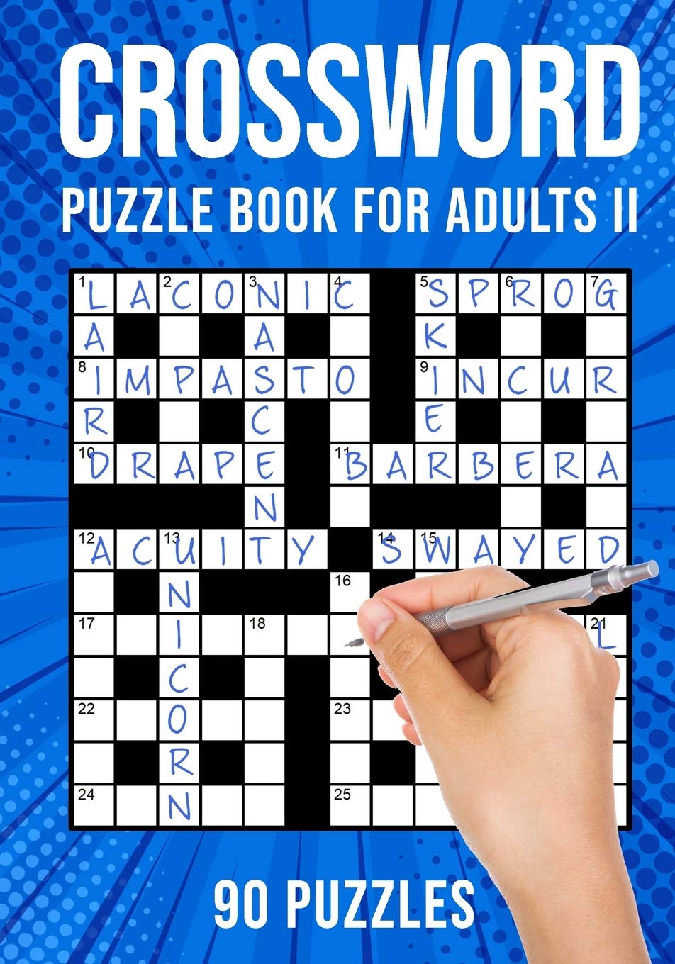 Libro: Crossword Puzzle Book for Adults II: Quick Daily Cross Word Activity Books | 90 Puzzles (UK Version)