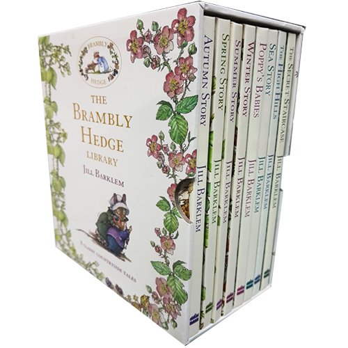 Libro: Brambly Hedge Collection Jill Barklem 8 Books Set (Autumn Story, Spring Story, Summer Story, Winter Story, Poppy's Babies, Sea Story, The High Hills, The Secret Staircase)