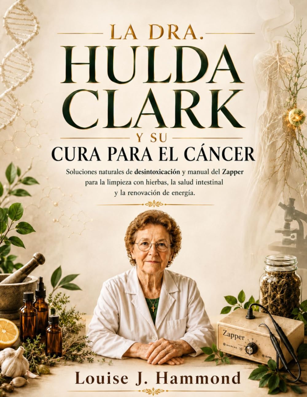 Libro: La Dra. Hulda Clark y su Cura Para El Cancer: Soluciones naturales de desintoxicación y manual del Zapper para la limpieza con hierbas, la salud intestinal y la renovación de energía.