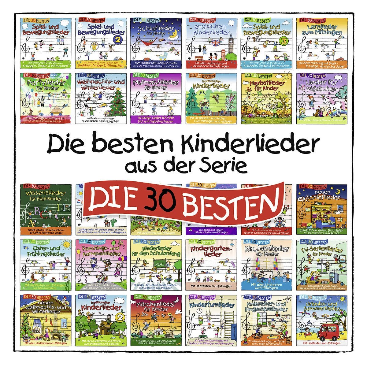 Libro: Die besten Kinderlieder aus der Serie DIE 30 BESTEN