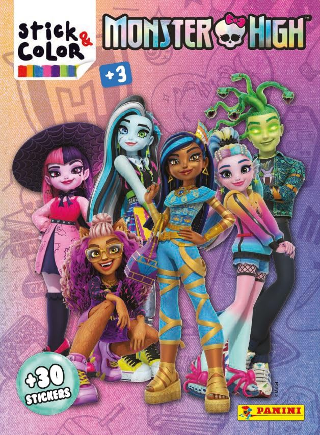 Libro: Stick & Color Monster High