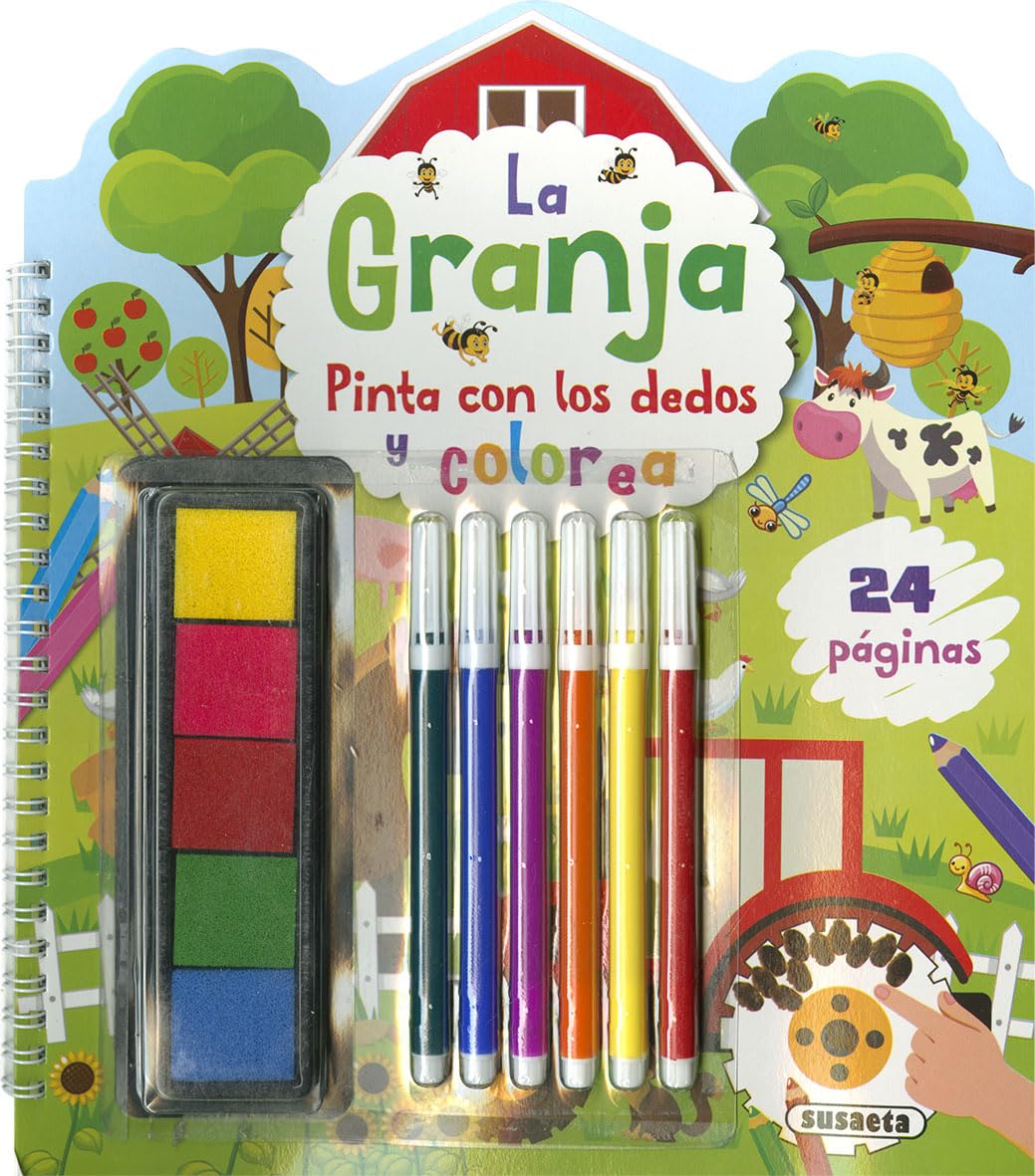 Libro: La granja (Pinta con los dedos)