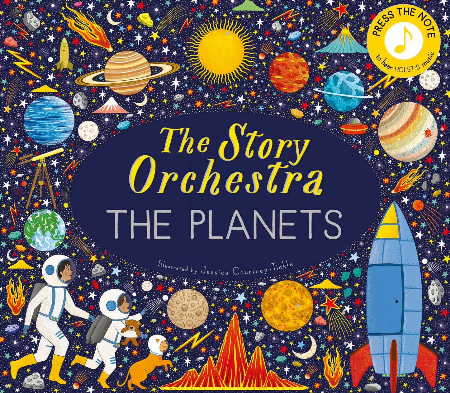 Libro: The Story Orchestra: The Planets: Press the note to hear Holst's music (8)