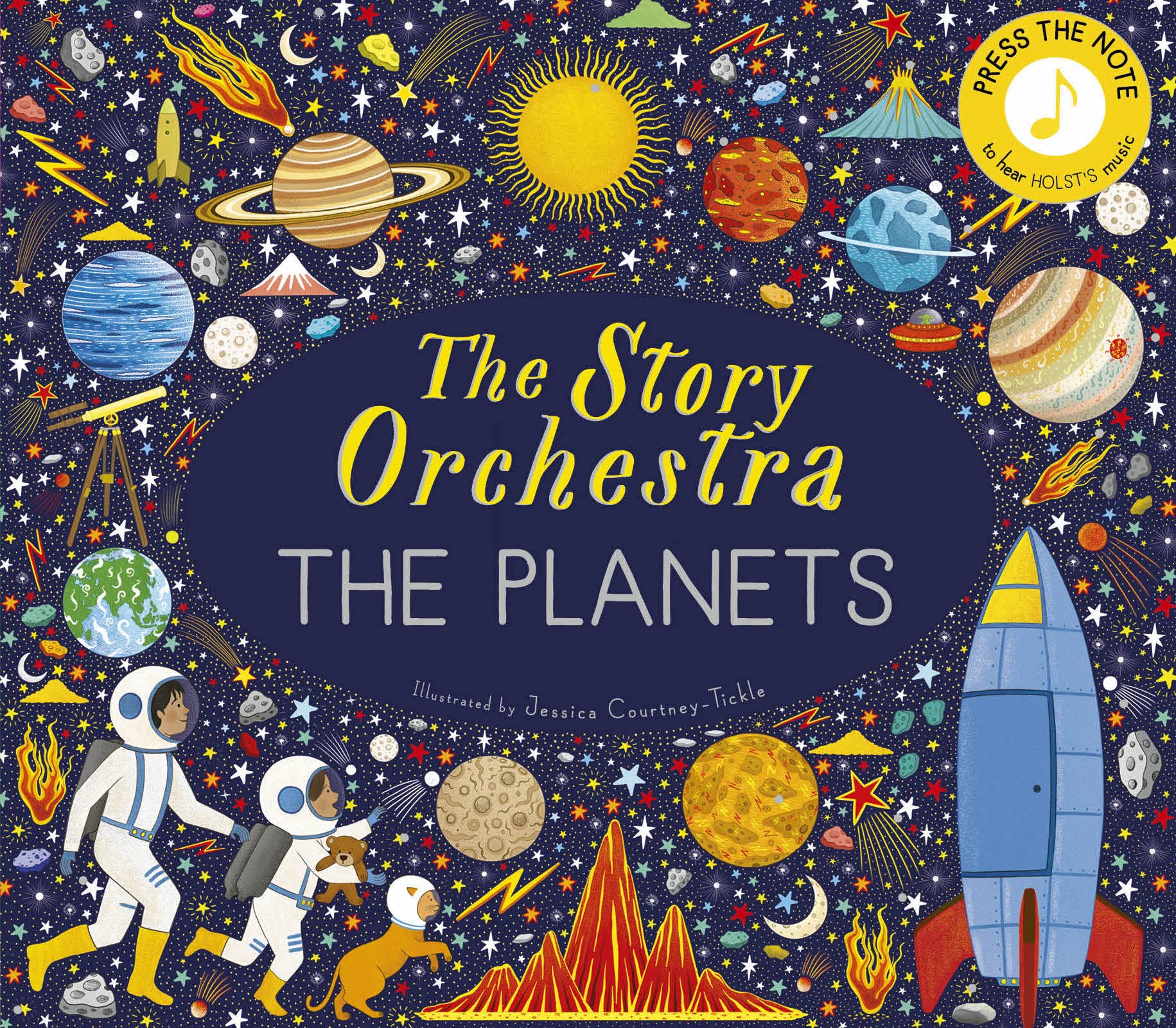 Libro: The Story Orchestra: The Planets: Press the note to hear Holst's music (8)