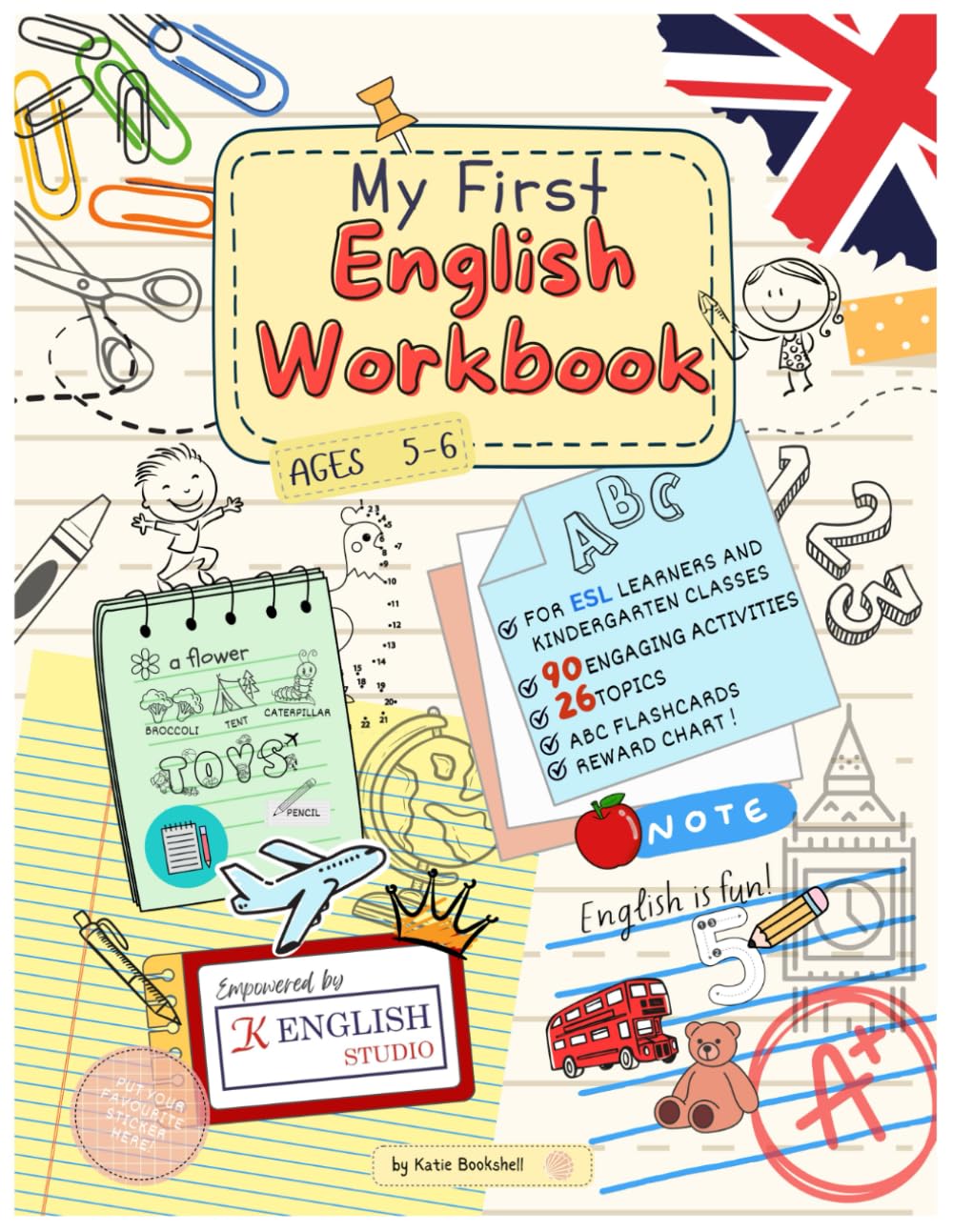 Libro: My First English Workbook: ESL Vocabulary Activities for Kids Age 5-6 (Foreign Language Workbooks for Kids)