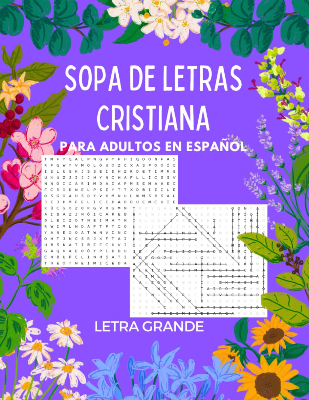 Sopa de Letras Cristiana Para Adultos en Español: 120 sopas de letras en español y letra grande para adultos