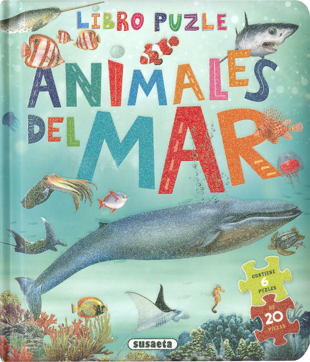 Libro: Susaeta - Animales del mar (Libro puzle de 20 piezas)