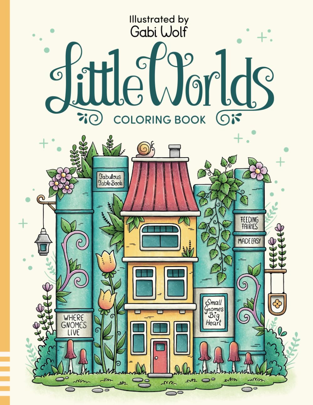 Libro: Little Worlds: A enchanting Coloring Book for Adults and Teens