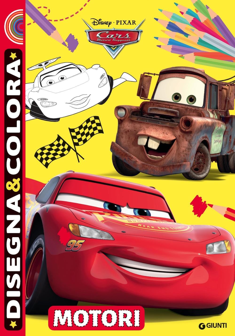 Libro: Motori. Cars. Disegna & colora. Ediz. a colori