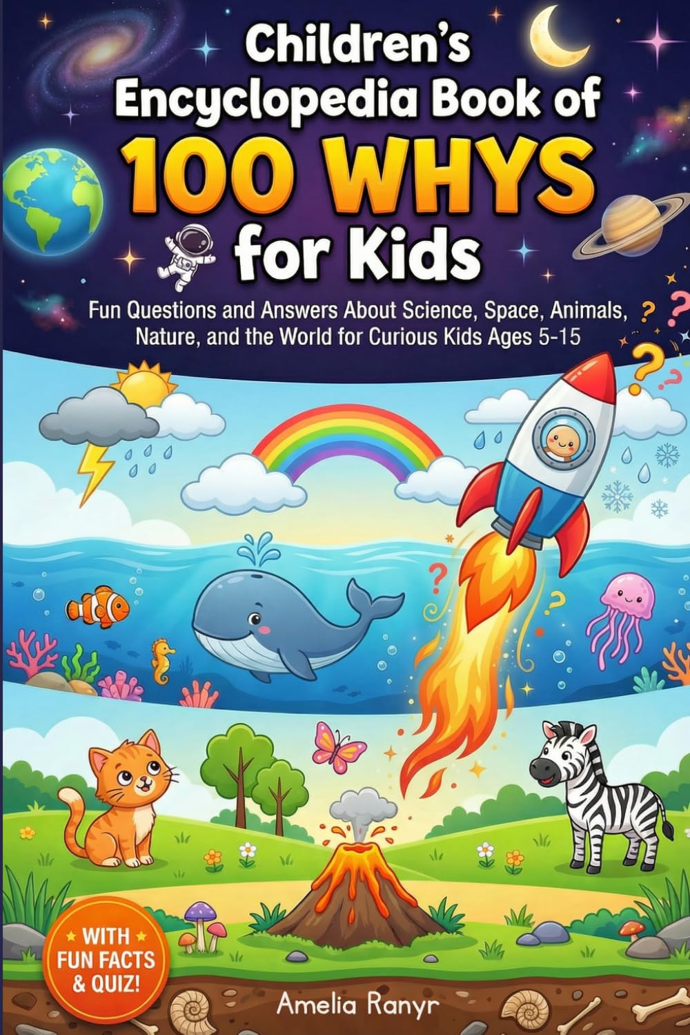 Libro: Children's Encyclopedia Book of 100 Whys for Kids: Building the Ultimate Brain with Fascinating Questions and Answers About Science, Space, Animals, ... Minds Ages 5-15 (The Ultimate Whys for Kids)