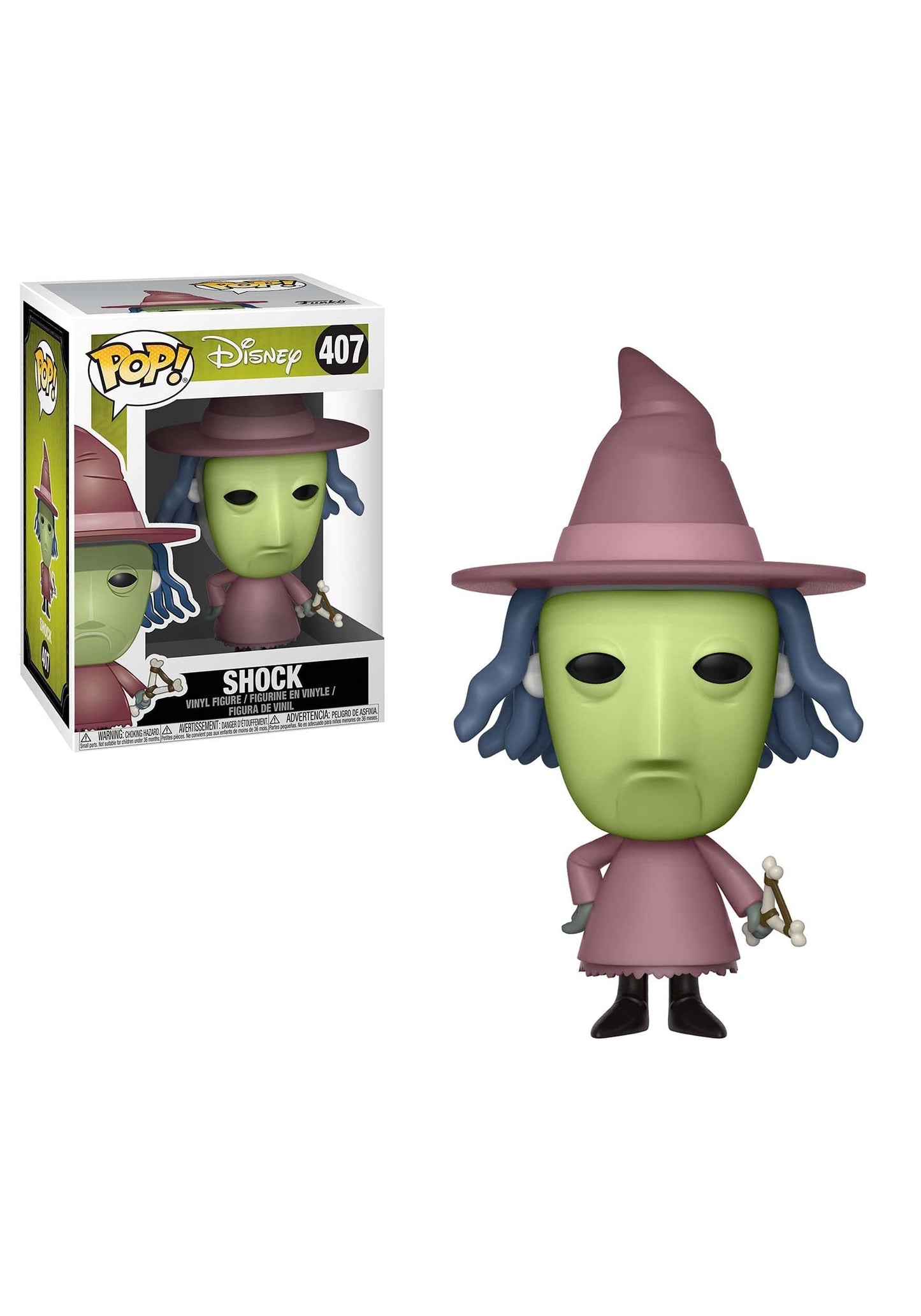 Funko Pop! Disney: Pesadilla Antes de Navidad Shock Collectible Figura, Multicolor
