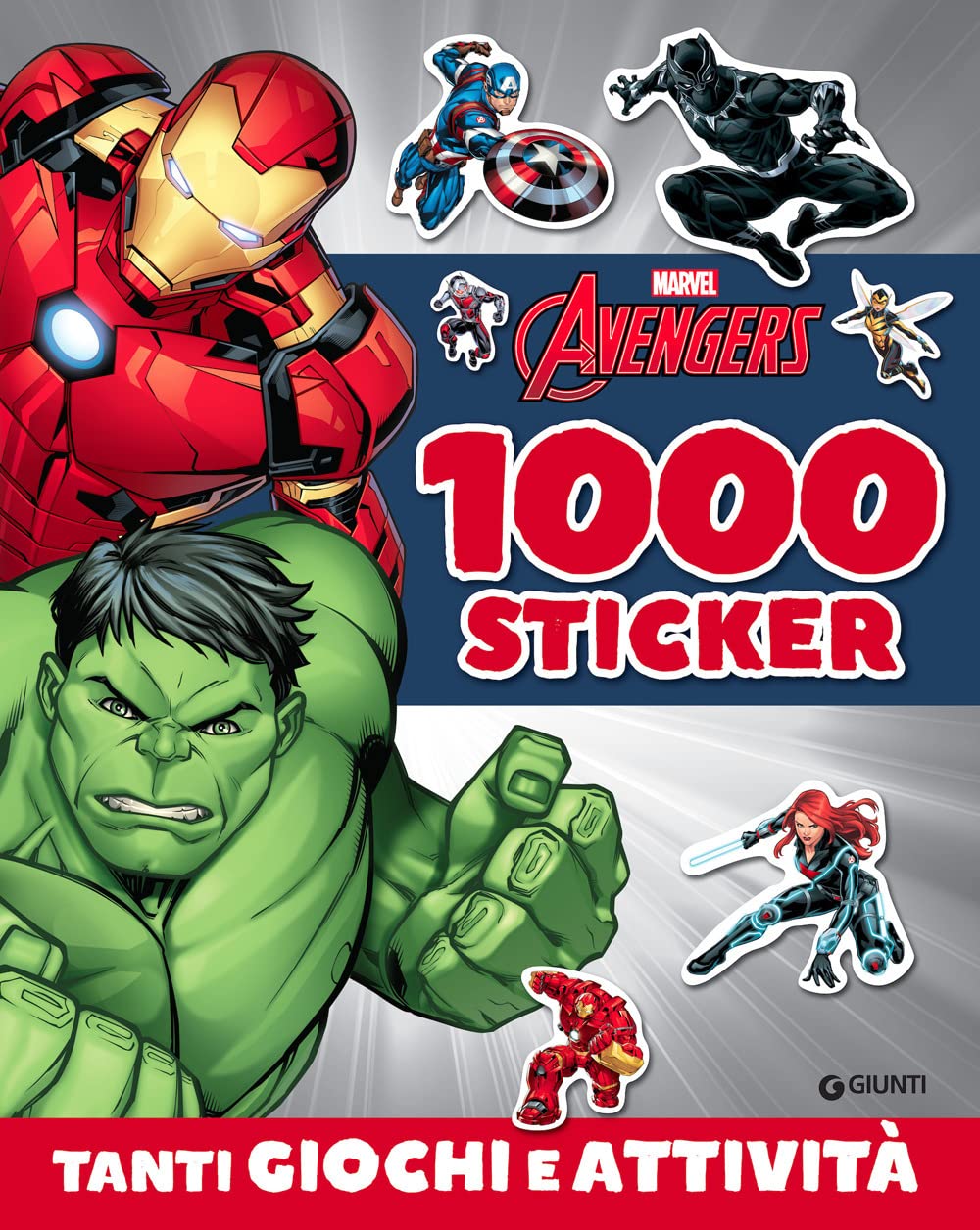 Libro: 1000 stickers Marvel Avengers. Ediz. a colori