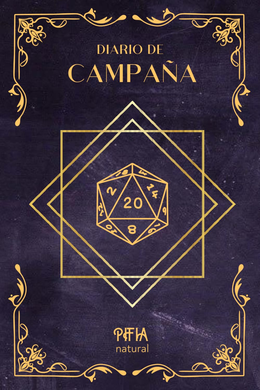 Libro: Diario de campaña para tus partidas de rol: Registro de críticos y pifias de tu personaje 5e con historia, trasfondo, ficha de aventurero, hechizos, inventario, mapas, notas… ¡Y más!